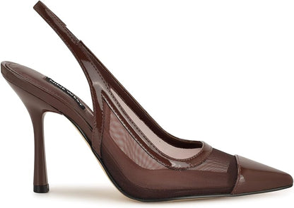 TACÓN NINE WEST BROWN