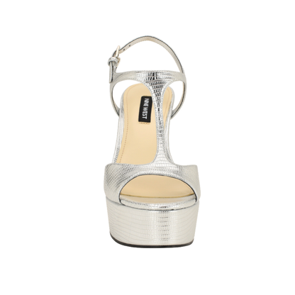 TACÓN NINE WEST SILVER