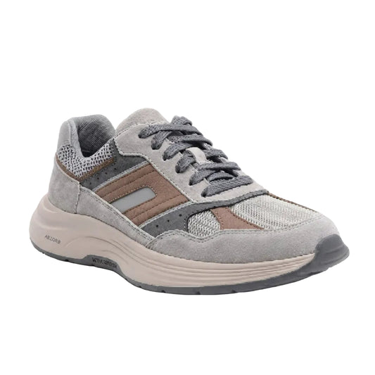 RMHENRY-DGR01-CM-18 TENIS CUERO Gris