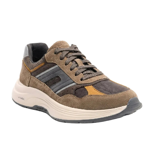 RMHENRY-TAU01-CM-18 TENIS CUERO Cafe