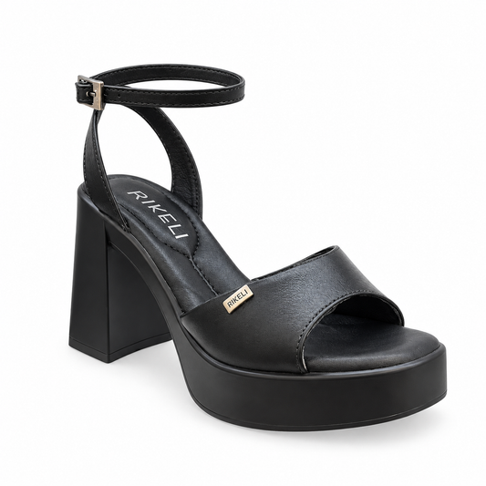 RK 401-01 SANDALIAS TACÓN Negro