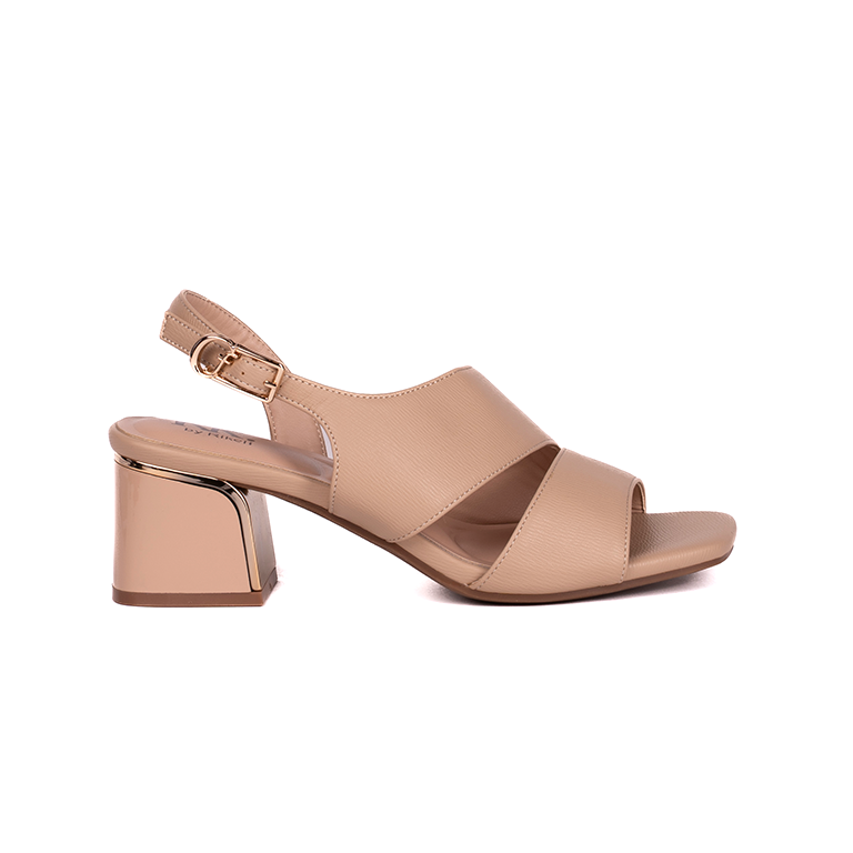 RK179C TACÓN RIKELI CASUALES CMS 3 Beige