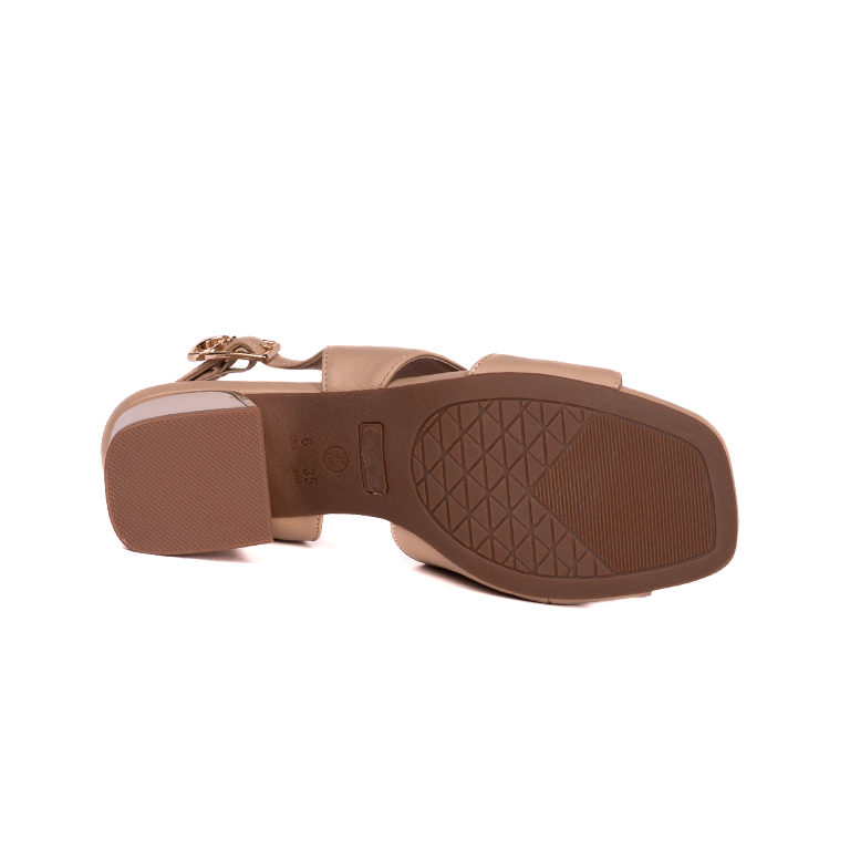 RK179C TACÓN RIKELI CASUALES CMS 3 Beige