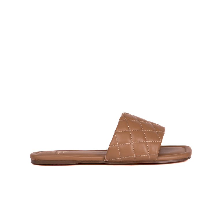 T009 RK CASUAL SANDALIAS FLAT Café