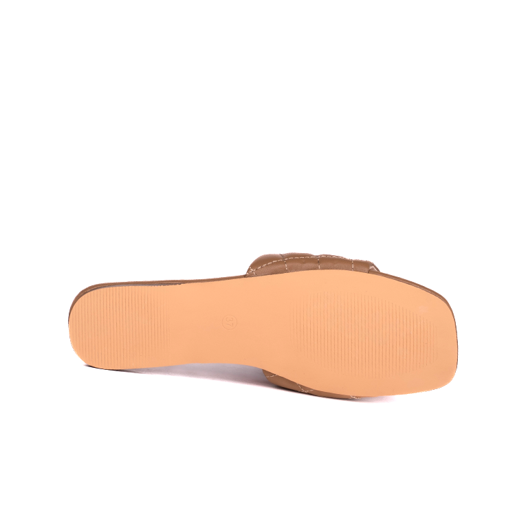 T009 RK CASUAL SANDALIAS FLAT Café