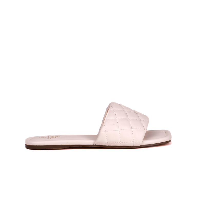 T009 RK CASUAL SANDALIAS FLAT Blanco