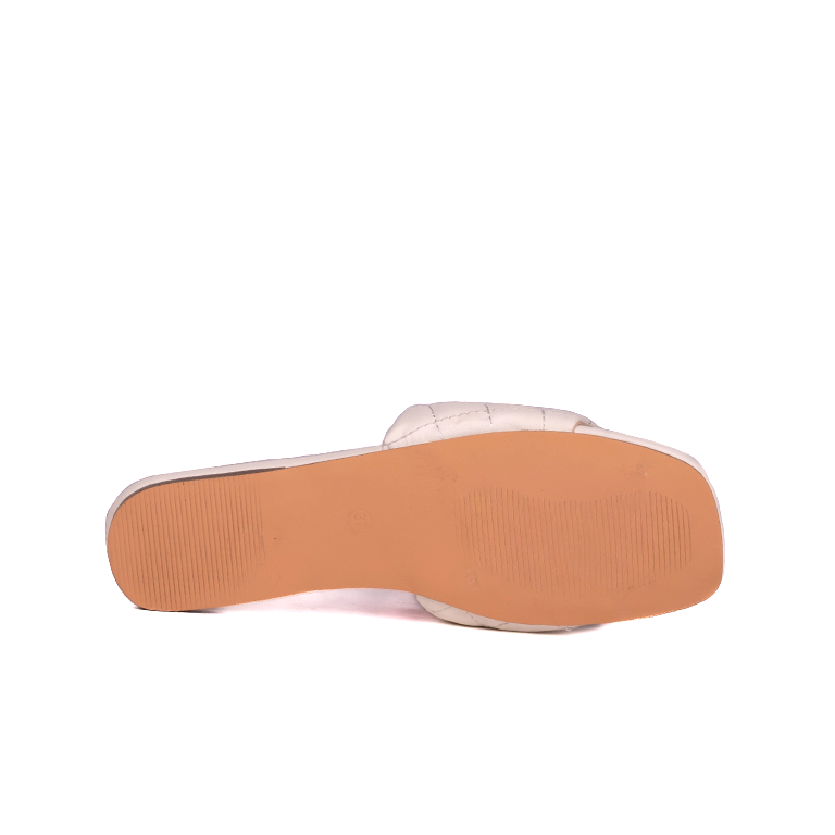 T009 RK CASUAL SANDALIAS FLAT Blanco