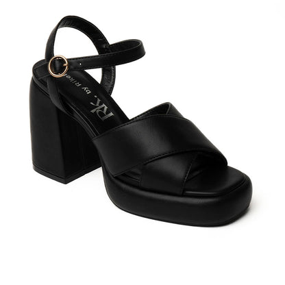 22362 SANDALIAS FLAT SANDALIAS Negro 38
