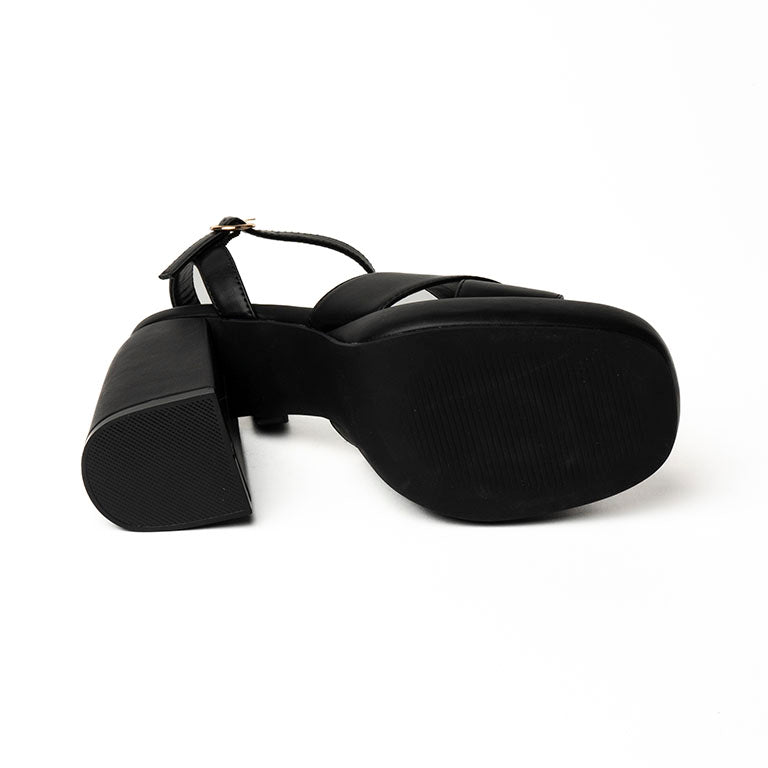 22362 SANDALIAS FLAT SANDALIAS Negro 38