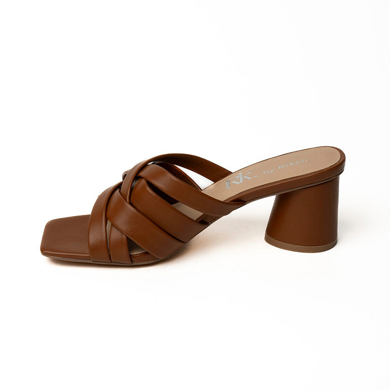 22325 SANDALIAS FLAT SANDALIAS Marron