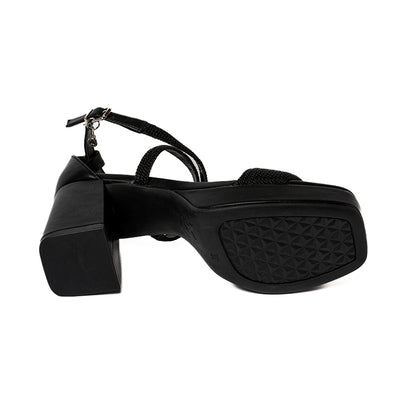 142339 CASUAL SANDALIAS CMS 8 Negro