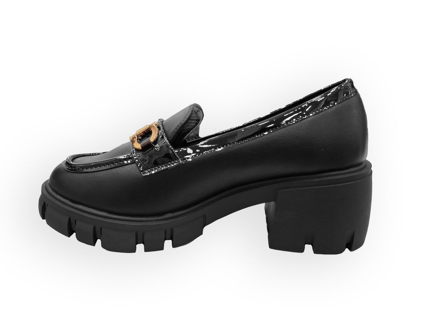 RIKELI91A CASUAL CASUALES PLATAFORMA Negro