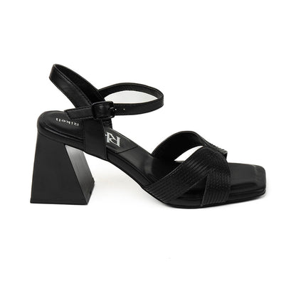 23097 SANDALIAS FLAT SANDALIAS Negro