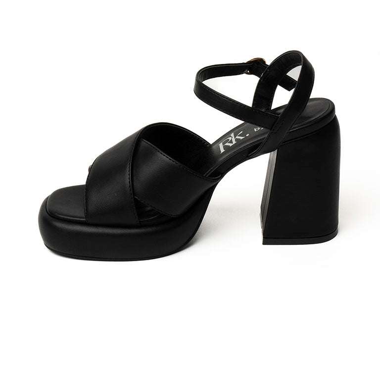 22362 SANDALIAS FLAT SANDALIAS Negro 38