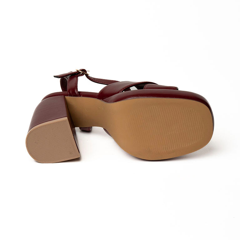 22362 SANDALIAS FLAT SANDALIAS Vino