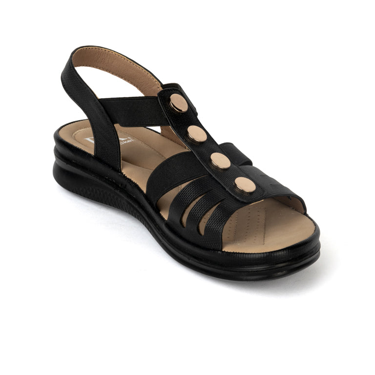 T0026 SANDALIAS CONFORT CONFORT Negro