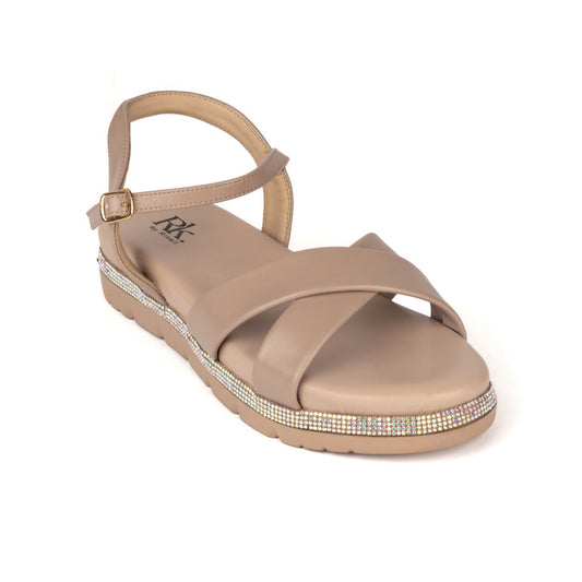 RIKELI121A CASUAL SANDALIAS FLAT Beige