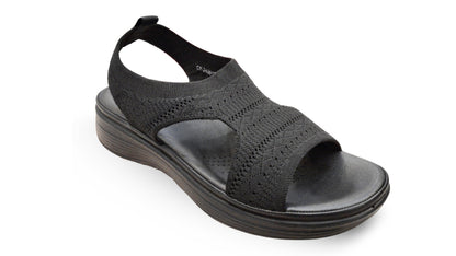 CY-240513 SANDALIAS PLATAFORMA COMFORT Negro