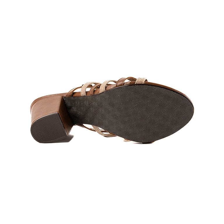 RK 233-20 SANDALIAS TACÓN CMS 7 Marron
