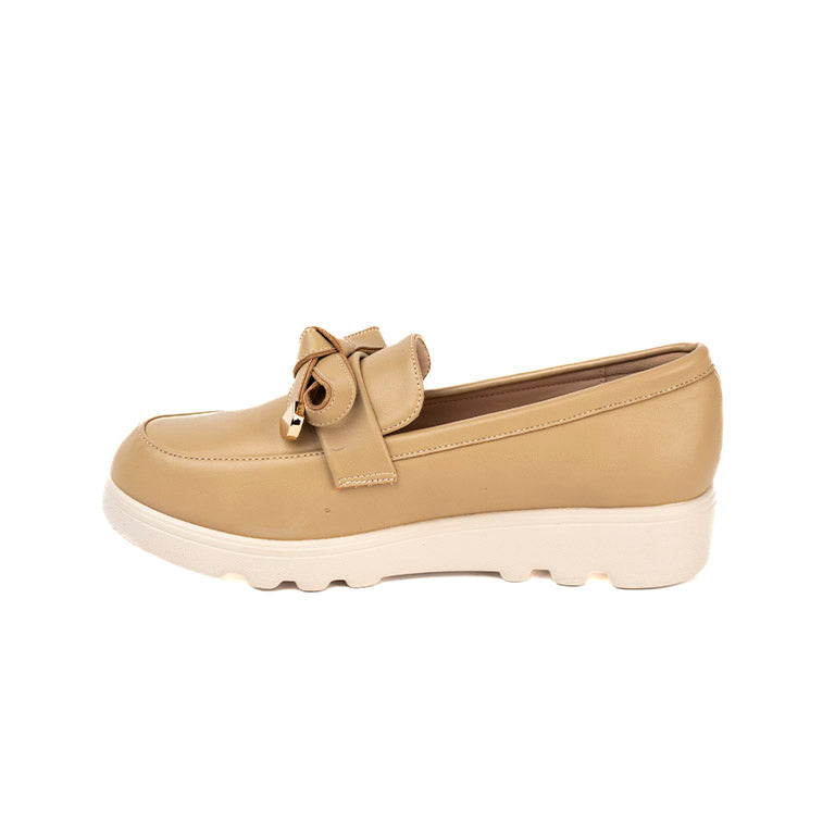 RIKELI90A CASUAL CASUALES PLATAFORMA Beige