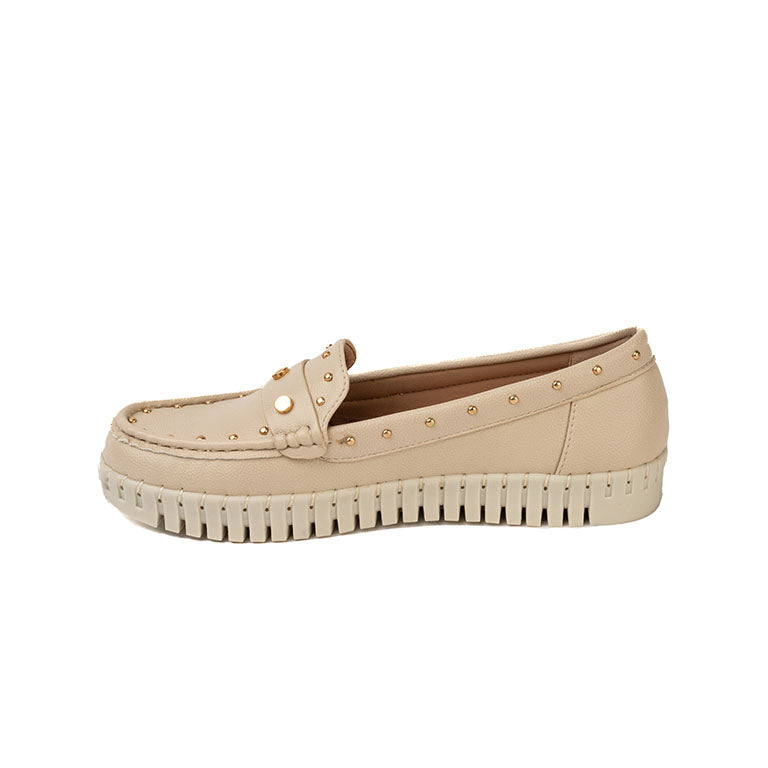 RIKELI110A CASUAL MOCASINES CMS 2 Beige