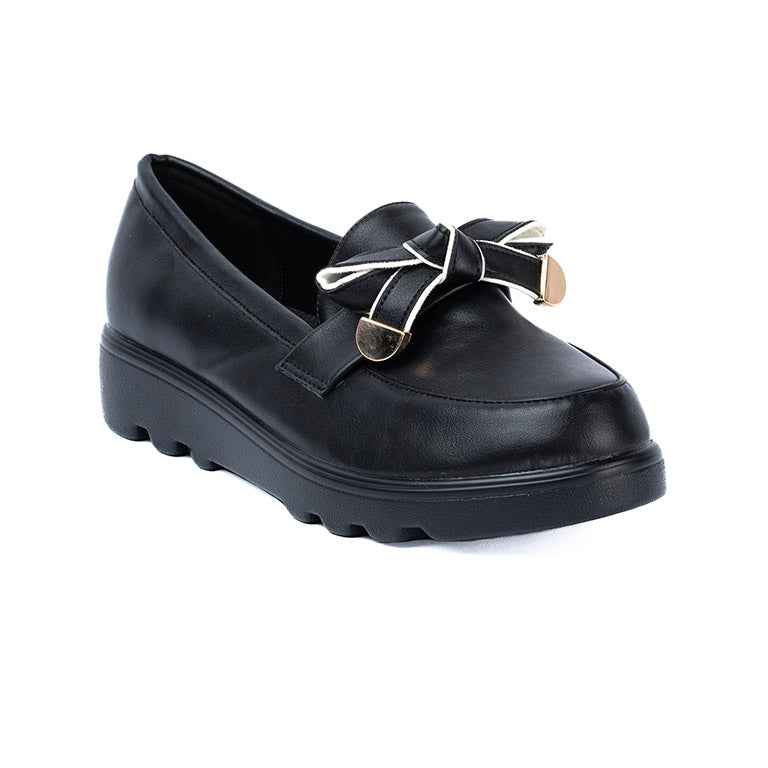 RIKELI90A CASUAL CASUALES PLATAFORMA Negro
