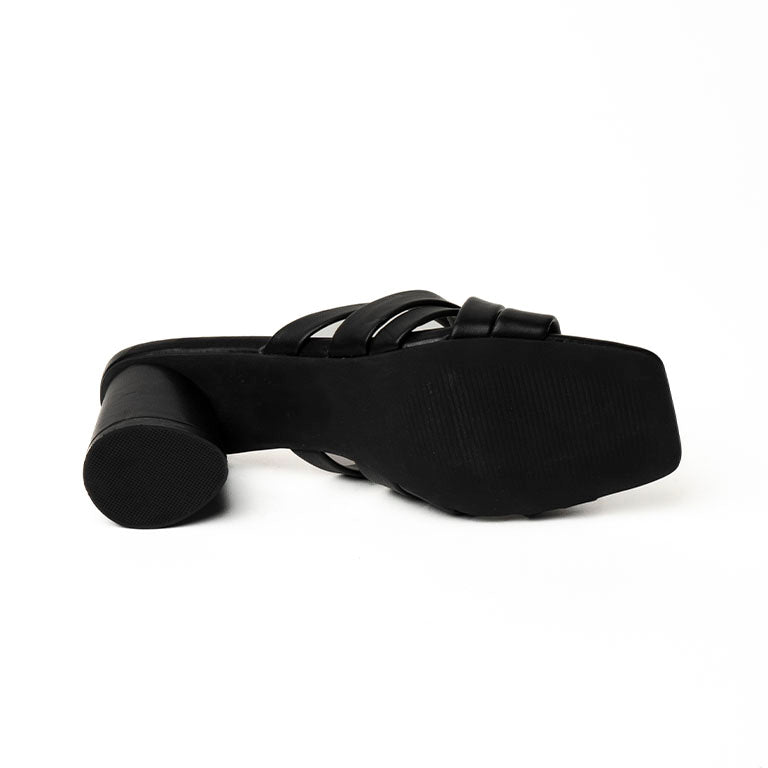 22325 SANDALIAS FLAT SANDALIAS Negro