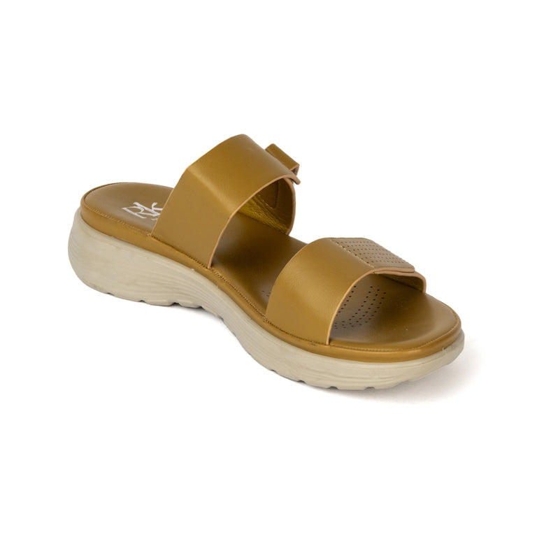 T0028 SANDALIAS CONFORT CONFORT Mostaza