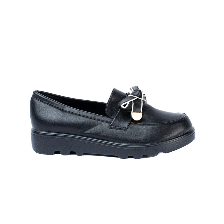 RIKELI90A CASUAL CASUALES PLATAFORMA Negro