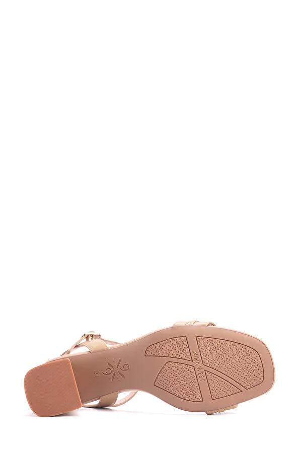 A10148472112010 CASUAL SANDALIAS TACÓN Beige