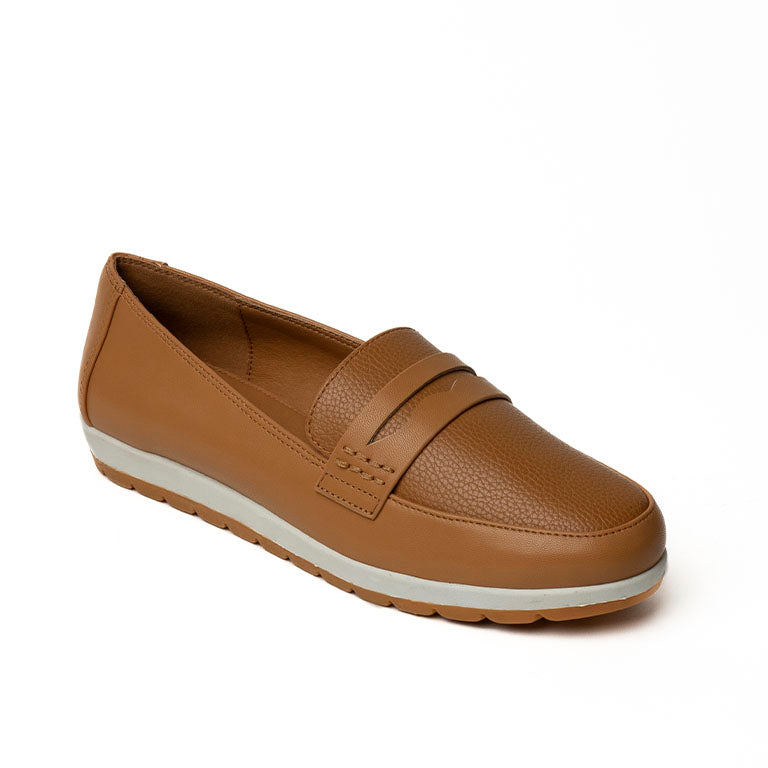 20001-02 CASUAL FLAT MOCASÍN Beige