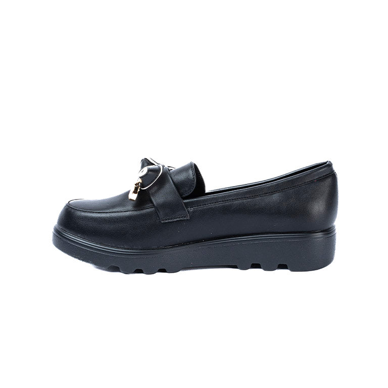 RIKELI90A CASUAL CASUALES PLATAFORMA Negro