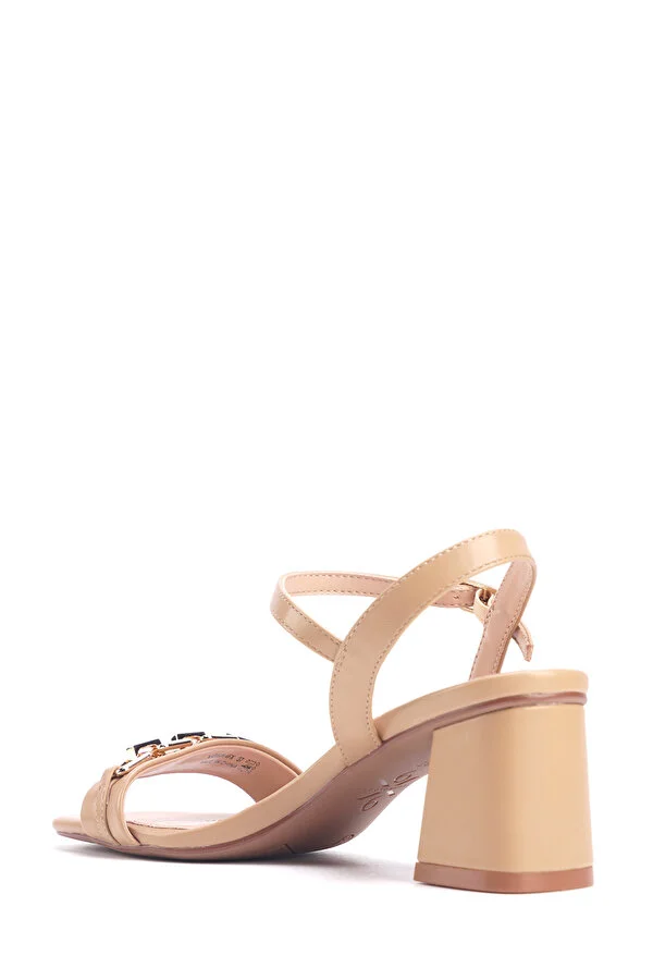 A10148472112010 CASUAL SANDALIAS TACÓN Beige
