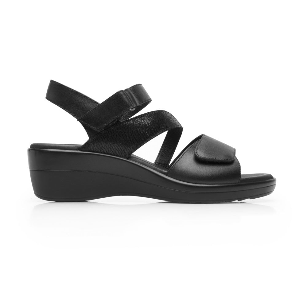 116023 SANDALIAS VELCRO AMAPOLA Negro