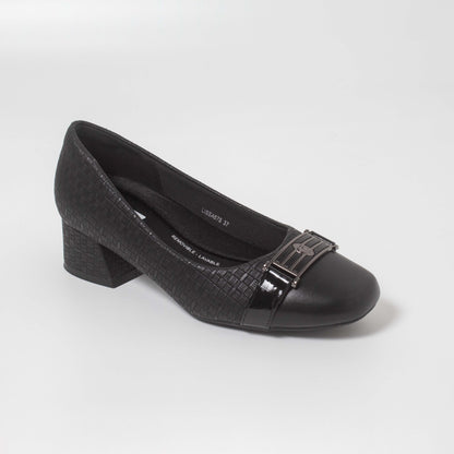 LISSA676LA CASUAL VESTIR TACÓN Negro
