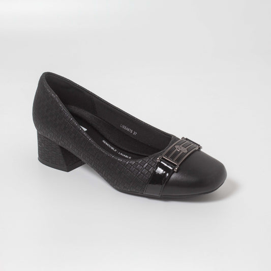 LISSA676LA CASUAL VESTIR TACÓN Negro