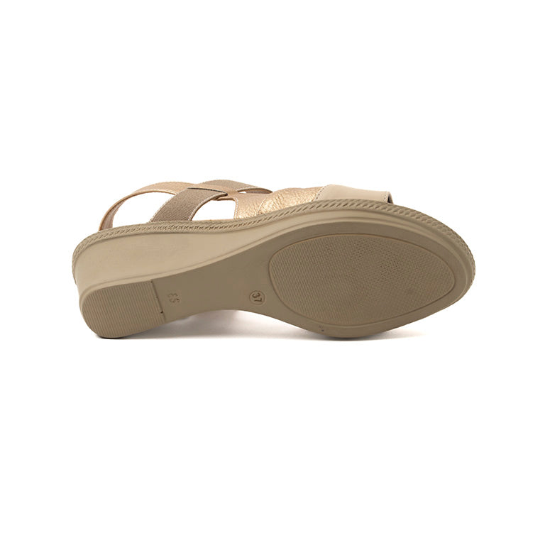 RK 342-01 SANDALIAS PLATAFORMA CMS 5 Dorado