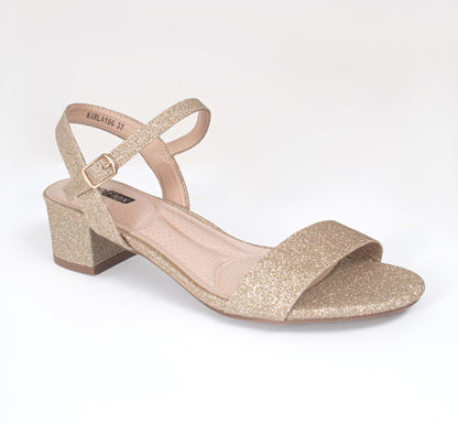KARLA196LA CASUAL SANDALIAS CON HEBILLA Negro