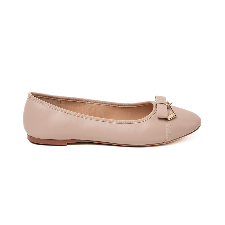 A10135616812010 CASUAL BALLERINA FLAT Beige