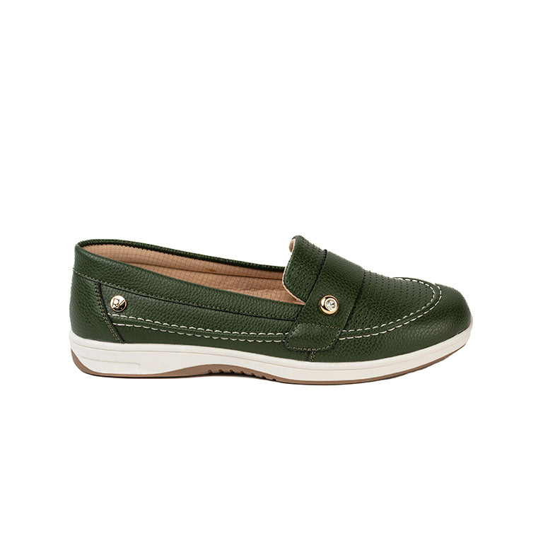 RIKELI116A CASUAL MOCASINES CMS 2 Verde