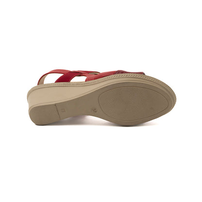 RK 342-01 SANDALIAS PLATAFORMA CMS 5 Rojo