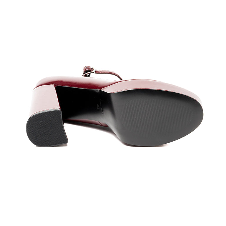 WNPRETZ3 CASUAL FORMAL TACÓN Vino 8.5