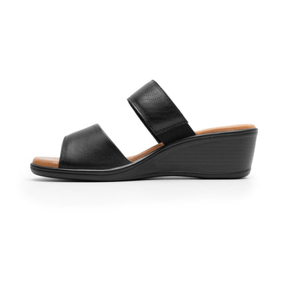123702 SANDALIAS CUÑA ZURA Negro