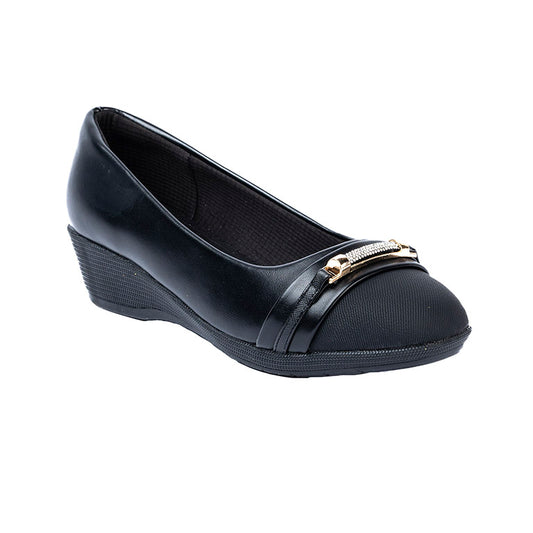 RIKELI86A CASUAL BALLERINA PLATAFORMA Negro