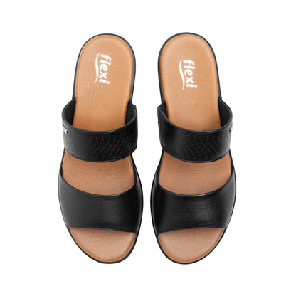123702 SANDALIAS CUÑA ZURA Negro
