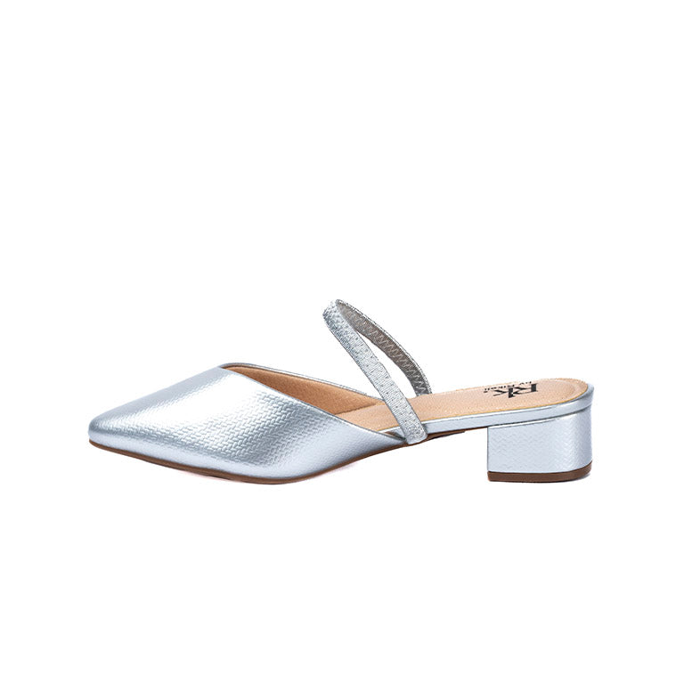 RIKELI81A CASUAL BALLERINA FLAT Plateado