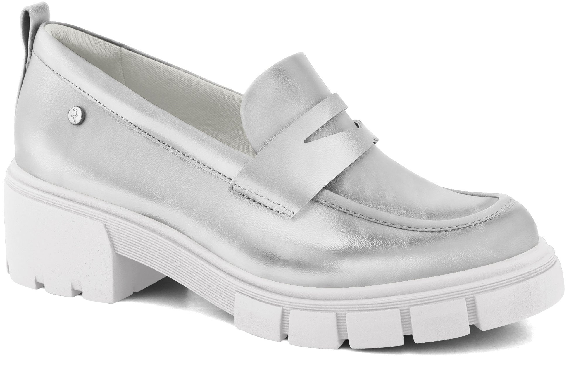 23-12101 CASUAL MOCASINES CMS 3 Plateado 39