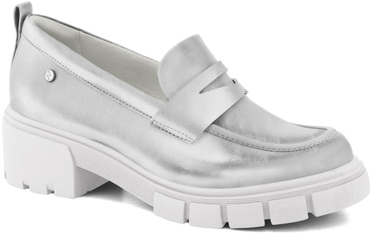 23-12101 CASUAL MOCASINES CMS 3 Plateado 39