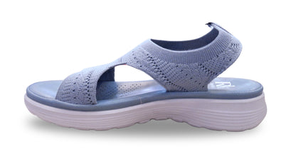 CY-240513 SANDALIAS PLATAFORMA COMFORT Azul