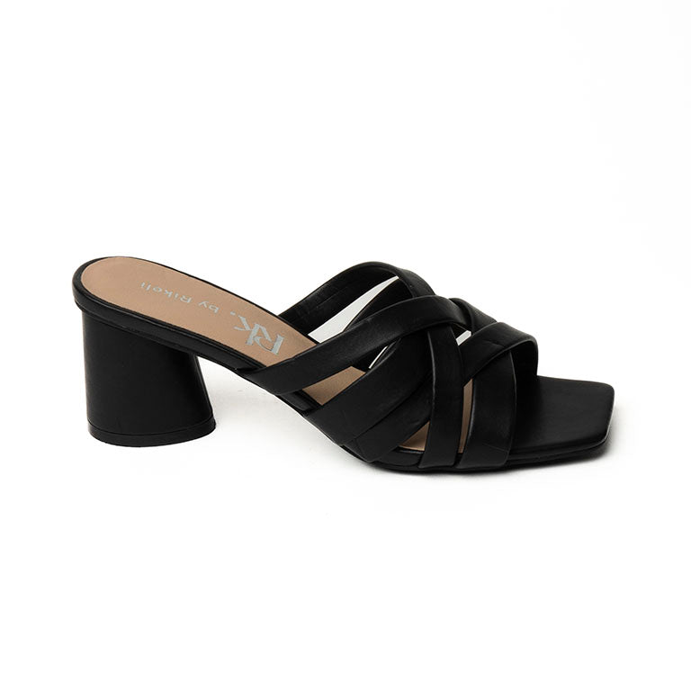22325 SANDALIAS FLAT SANDALIAS Negro